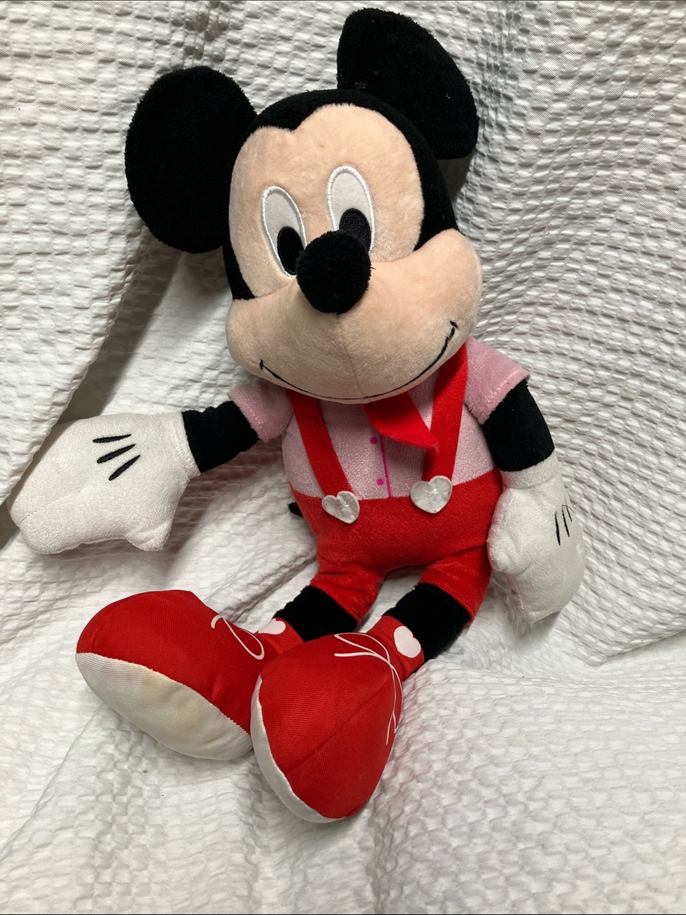 Disney Red, Pink & Black Mickey Mouse Plush